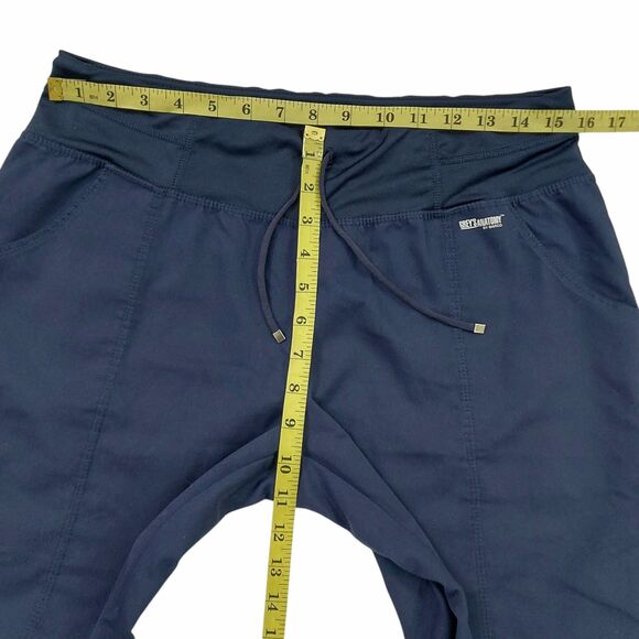 Gray's Anatomy Scrub Pants Womens Medium Navy Active Straight Leg Work Uniform - Picture 10 of 11
